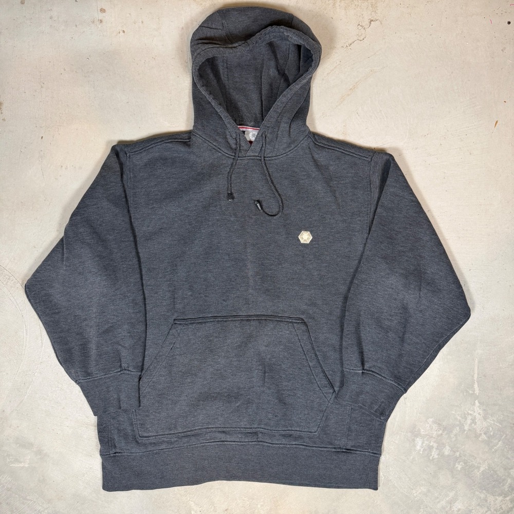 Vintage Southpole‎ Mens Large Charcoal Grey Hoodie Sweatshirt